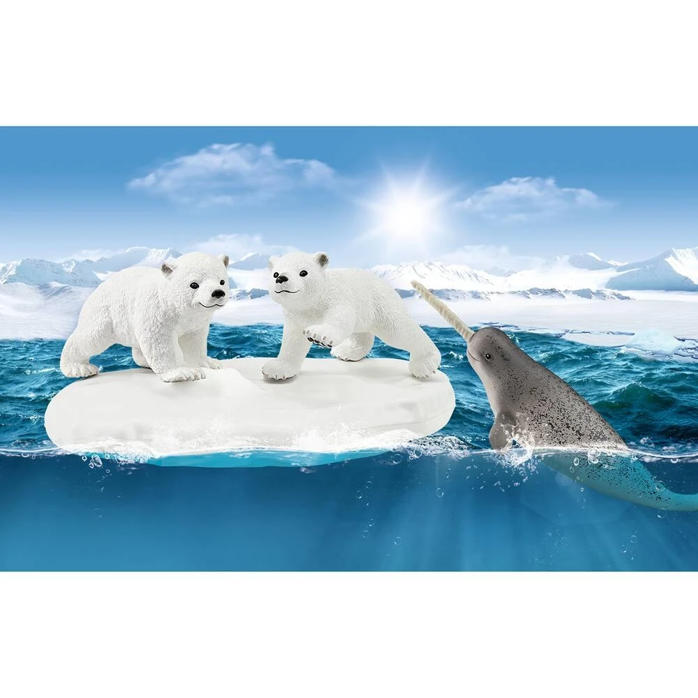 Schleich FIGURINE GLISSADE DES OURS POLAIRES 4 Schleich FIGURINE GLISSADE DES OURS POLAIRES – Image 2