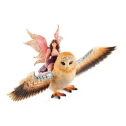 Schleich FIGURINE ELFE À DOS DE CHOUETTE SCINTILLANTE