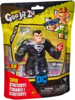Moose GOO JIT ZU DC COMICS - SUPERMAN ARMURE NOIRE 11 CM