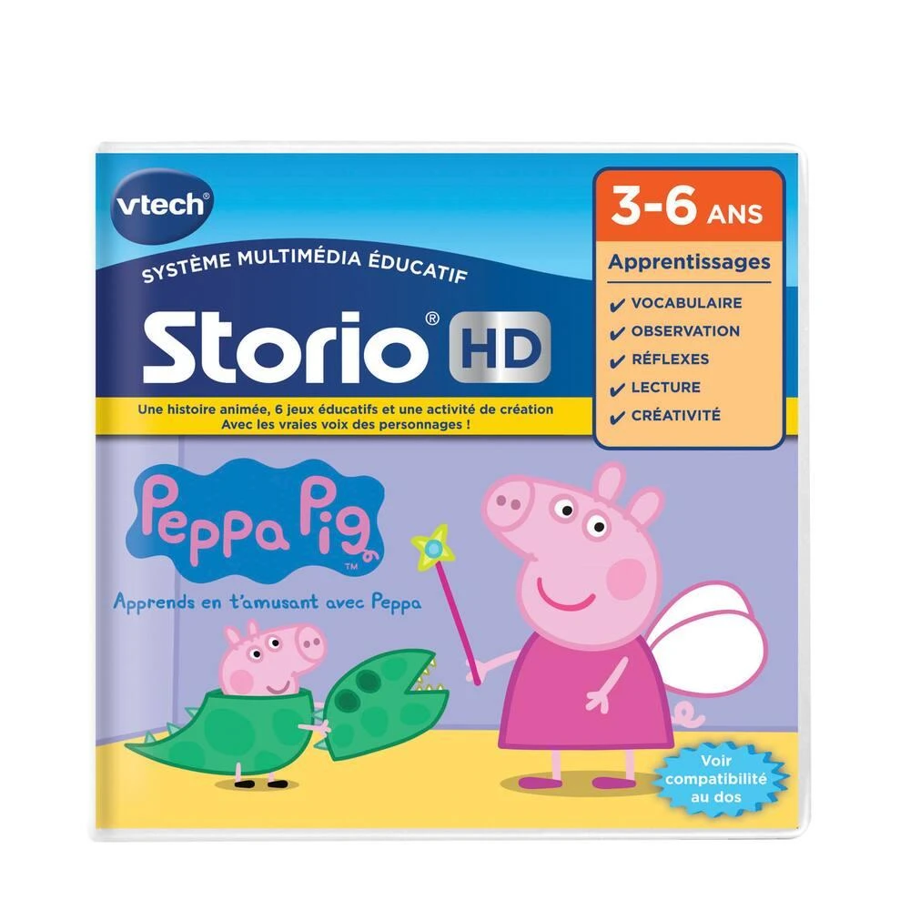 VTech STORIO - JEU HD PEPPA PIG 3 VTech STORIO - JEU HD PEPPA PIG