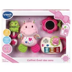 VTECH BABY - COFFRET NAISSANCE ÉVEIL DES SENS ROSE -Réduits Jouets Magasin 3a641bd320af47a9dd80baf49b180e2065201697 02060358 03