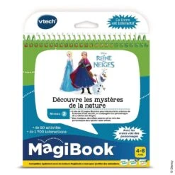 VTech LIVRE MAGIBOOK - DECOUVRE LES MYSTERES DE LA NATURE - LA REINE DES NEIGES