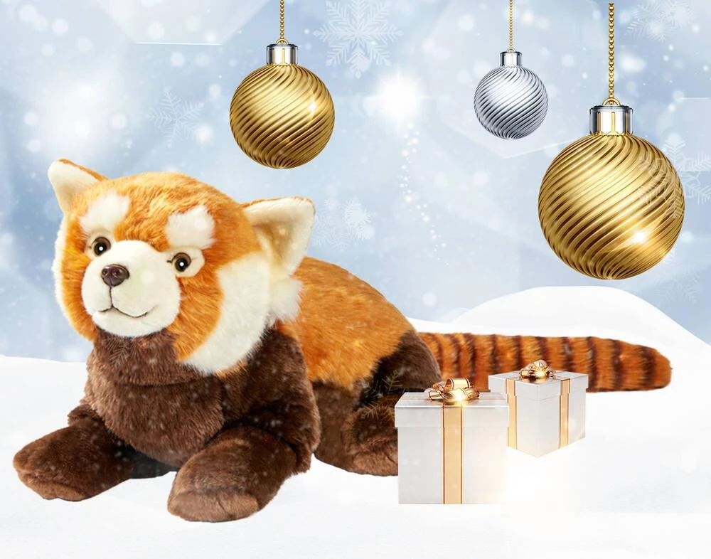 Anima PELUCHE PANDA ROUX 50 CM 4 Anima PELUCHE PANDA ROUX 50 CM – Image 2