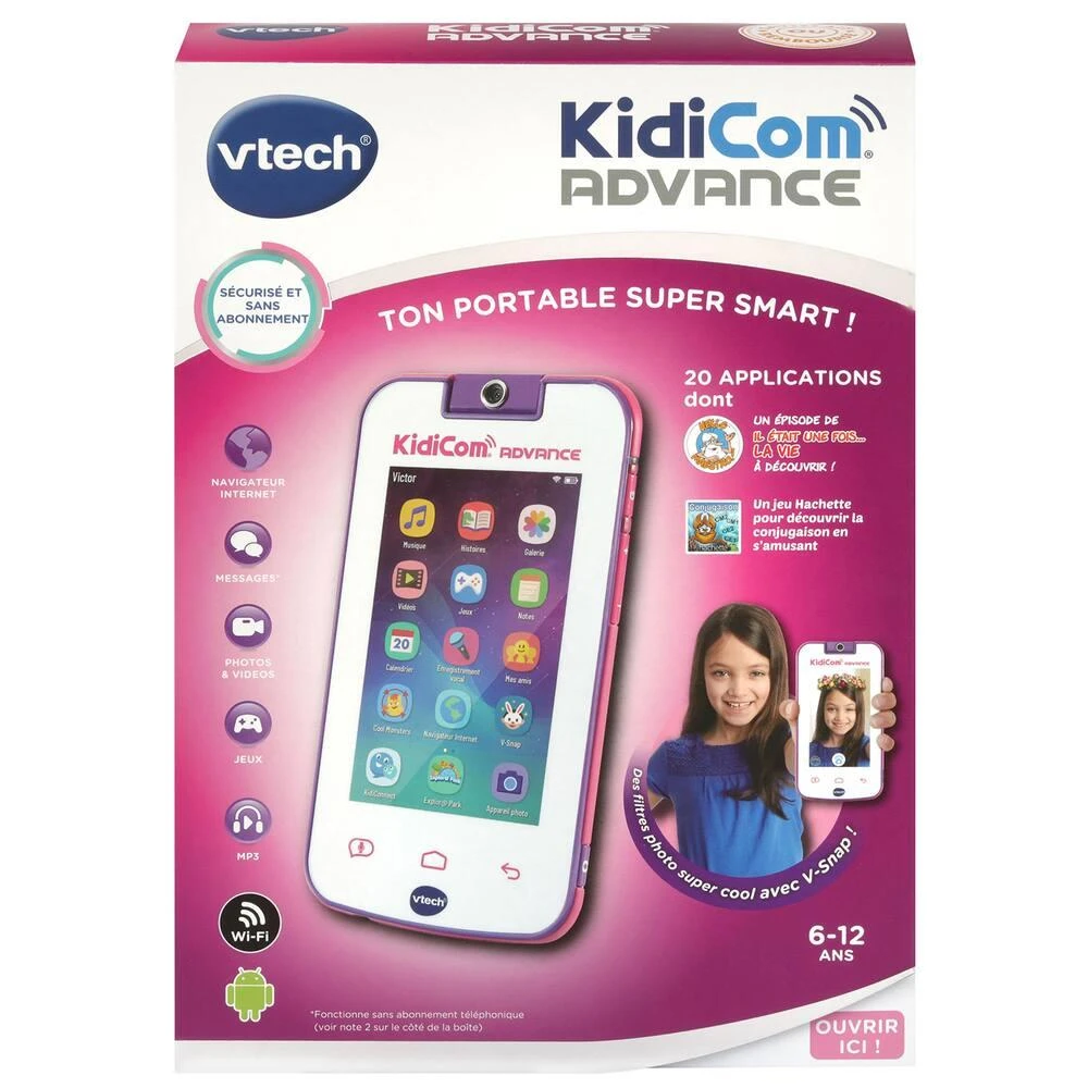 VTech KIDICOM ADVANCE BLANC/ROSE 7 VTech KIDICOM ADVANCE BLANC/ROSE – Image 5