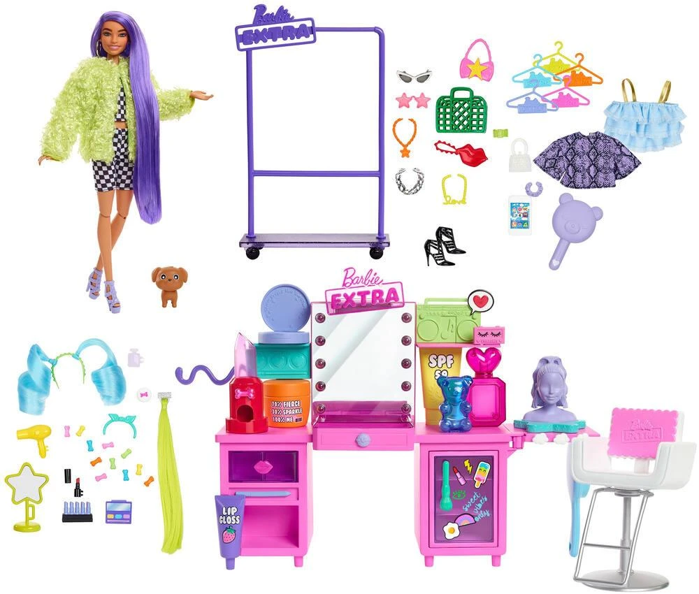 MATTEL COFFRET POUPEE BARBIE EXTRA STUDIO DE MODE - BARBIE 4 MATTEL COFFRET POUPEE BARBIE EXTRA STUDIO DE MODE - BARBIE – Image 2