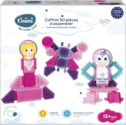 COFFRET 50 PIECES A ASSEMBLER - PRINCESSE & LICORNE -Réduits Jouets Magasin 4cebb360f2d26c5e6383833a32861759826918d5 41053961 03