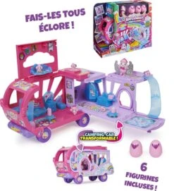SPIN MASTER PLAYSET CAMPING CAR ARC-EN-CIEL FAMILLE SURPRISE