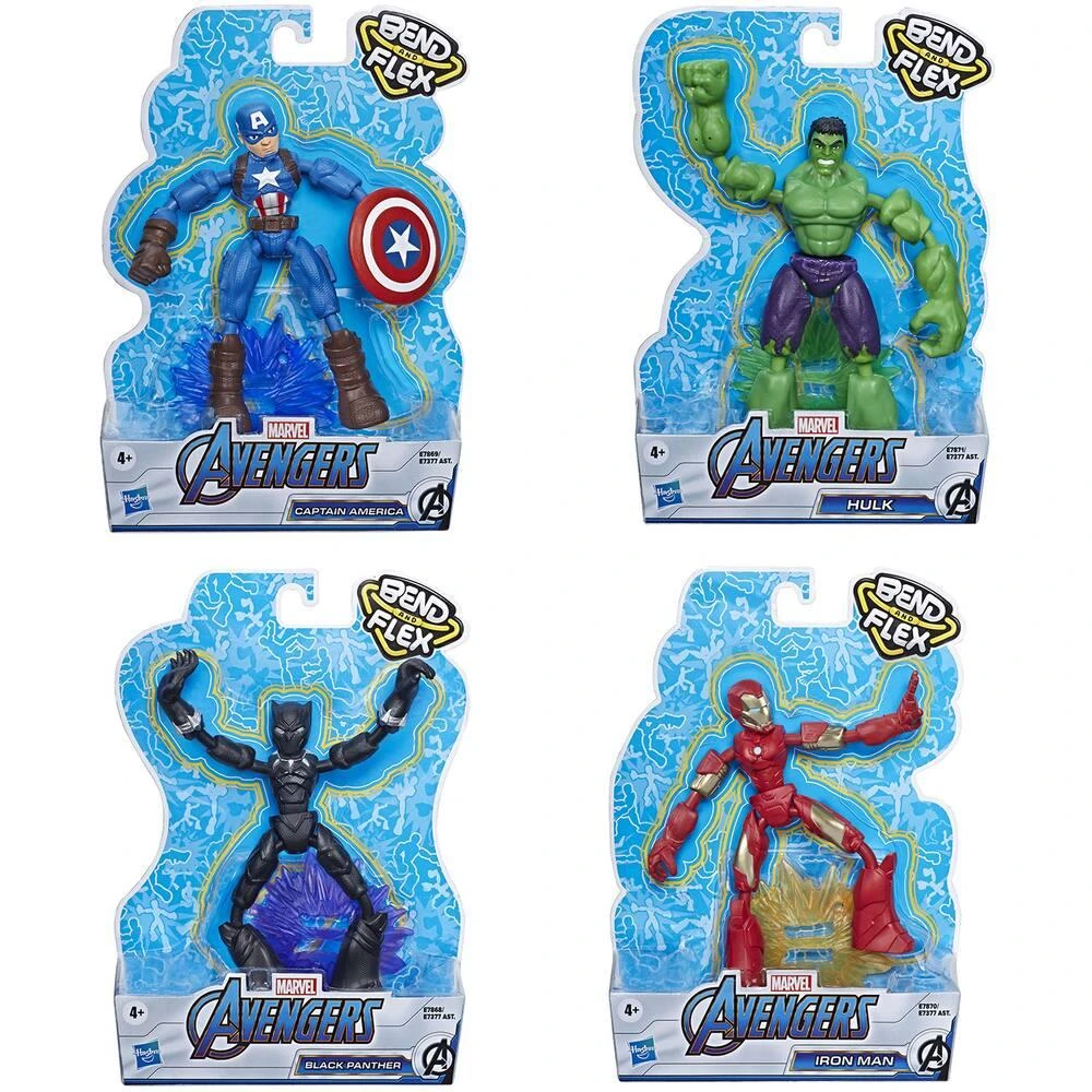 Hasbro FIGURINE MARVEL AVENGERS BEND AND FLEX 15 CM 3 Hasbro FIGURINE MARVEL AVENGERS BEND AND FLEX 15 CM