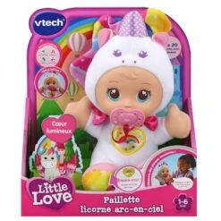 VTech LITTLE LOVE - POUPON PAILLETTE LICORNE ARC-EN-CIEL 30 CM -Réduits Jouets Magasin 5d687aea90e019c6de809c59c9d566aecfc889ce 10040642 03