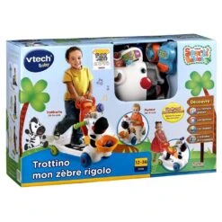 VTECH BABY - TROTTINO MON ZEBRE RIGOLO -Réduits Jouets Magasin 600d43cbe15d0de56543bde4c8eec09283b92575 02040341 03