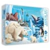 PUZZLE LA PLANETE EN DANGER 220 PIECES + LIVRE - LES GLACES -Réduits Jouets Magasin 603909bf290ea72db243c790bd202e28c01a0ea8 04082475