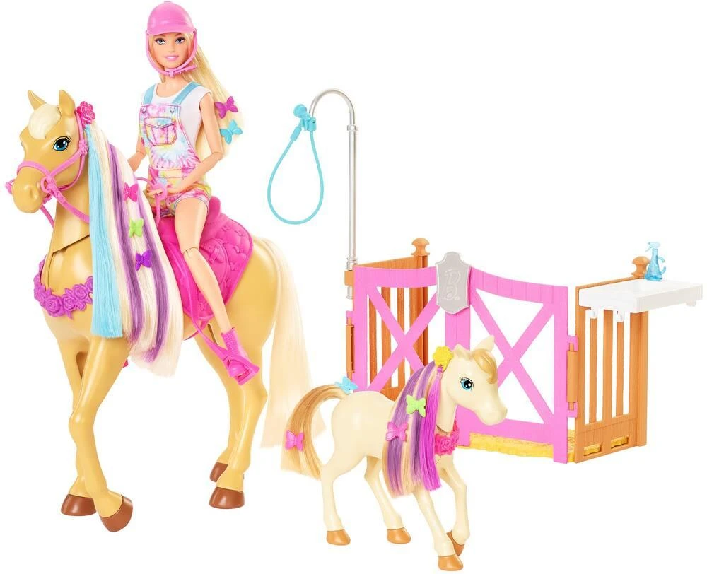 MATTEL POUPEE BARBIE TOILETTAGE DES CHEVAUX 3 MATTEL POUPEE BARBIE TOILETTAGE DES CHEVAUX