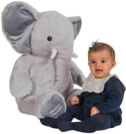 PELUCHE JOJO MON ELEPHANT GEANT