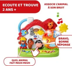 CHICCO MA FERME EDUCATIVE BILINGUE -Réduits Jouets Magasin 75d389870cf78c3078f6f964bae49ac11b743d26 02081636 06