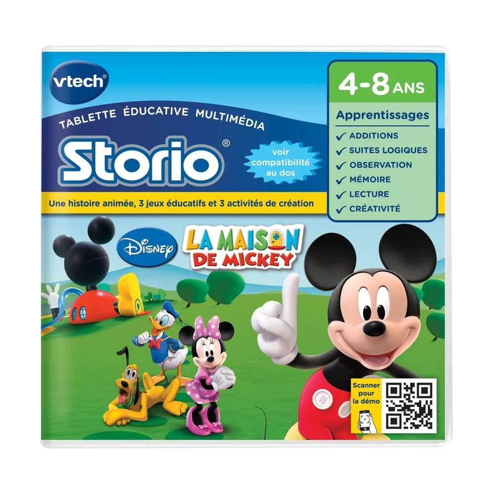 VTech STORIO - JEU LA MAISON DE MICKEY 3 VTech STORIO - JEU LA MAISON DE MICKEY