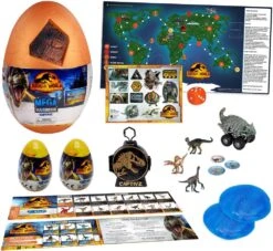 Silverlit JURASSIC WORLD - MEGA ŒUF JURASSIC DOMINION - 20 SURPRISES A L'INTERIEUR - 28 CM