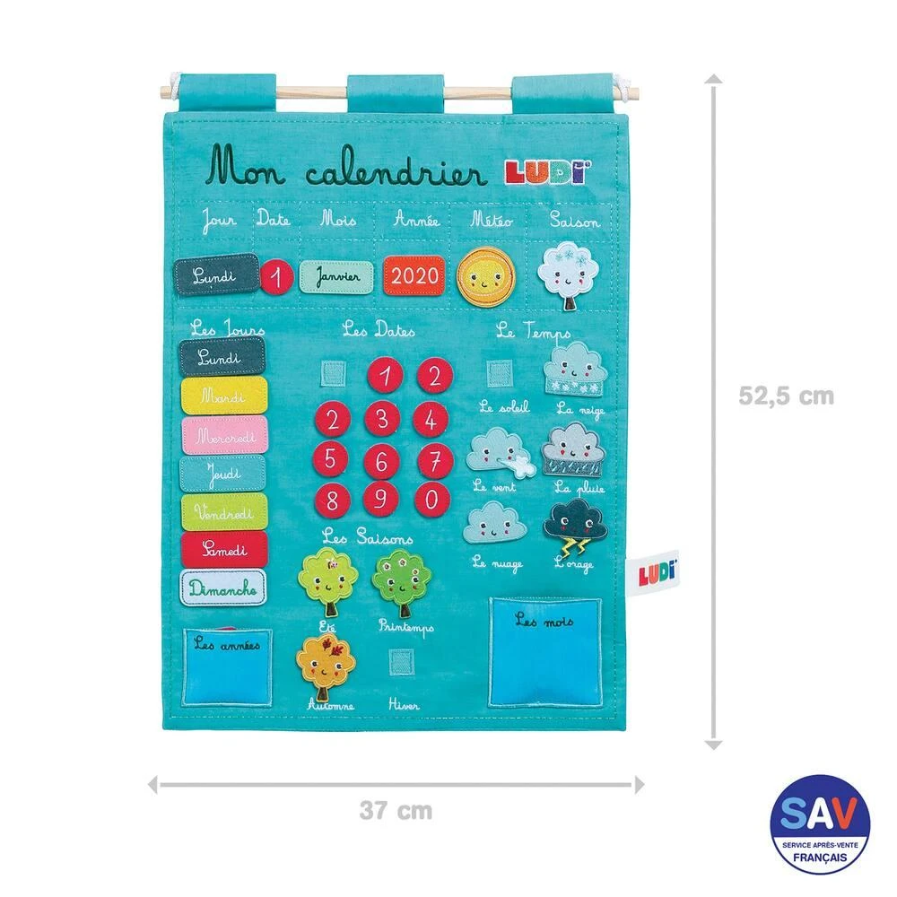 CALENDRIER BASIC BLEU 7 CALENDRIER BASIC BLEU – Image 5