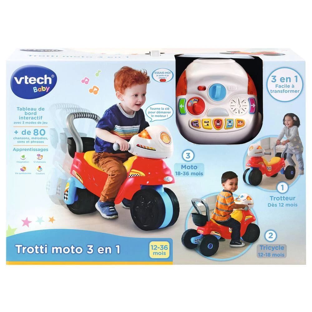VTech TROTTI MOTO 3 EN 1 5 VTech TROTTI MOTO 3 EN 1 – Image 3