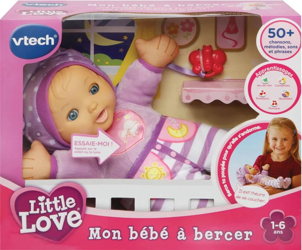VTech LITTLE LOVE - MON BEBE A BERCER 6 VTech LITTLE LOVE - MON BEBE A BERCER – Image 4