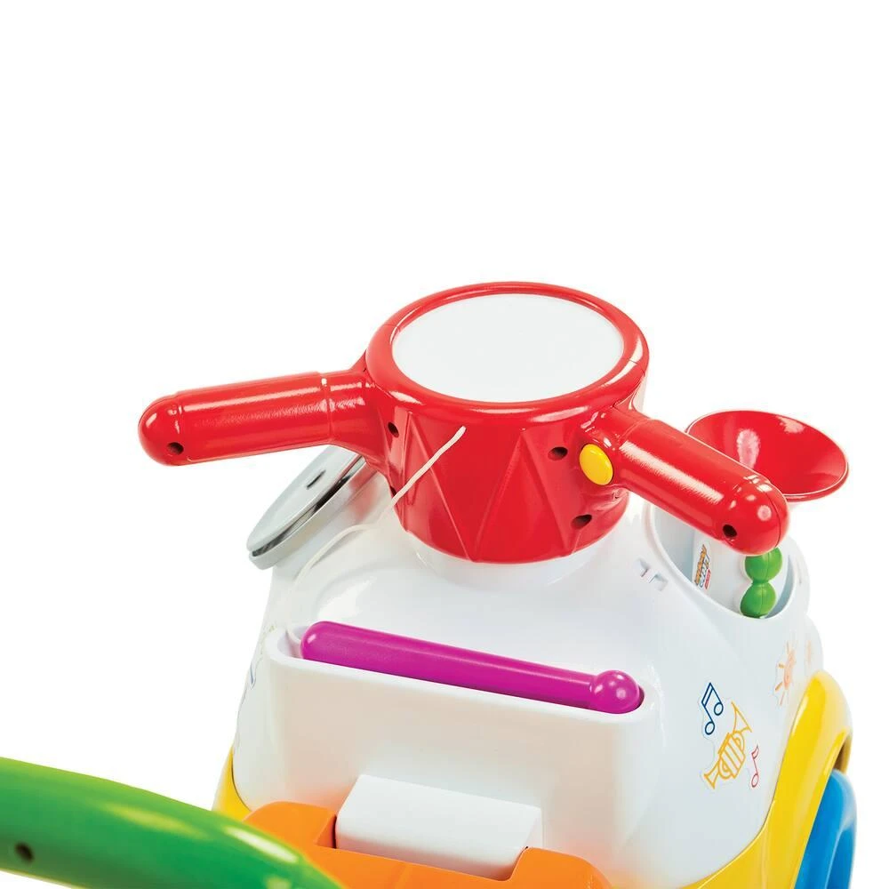 PORTEUR FISHER PRICE MUSIC PARADE - JAUNE 5 PORTEUR FISHER PRICE MUSIC PARADE - JAUNE – Image 3