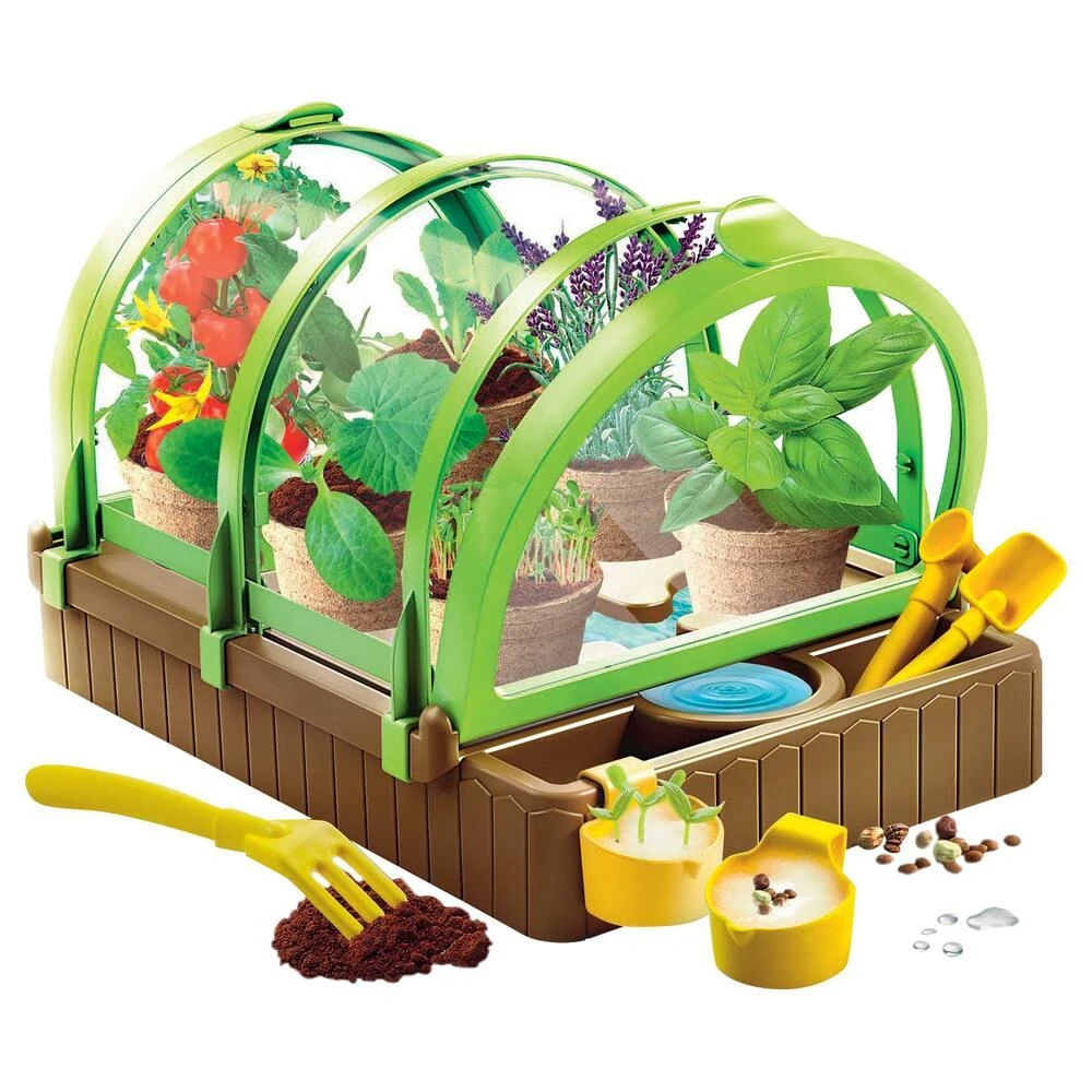 Clementoni MON JARDIN SOUS SERRE EN PLASTIQUE RECYCLÉ ET RECYCLABLE 4 Clementoni MON JARDIN SOUS SERRE EN PLASTIQUE RECYCLÉ ET RECYCLABLE – Image 2
