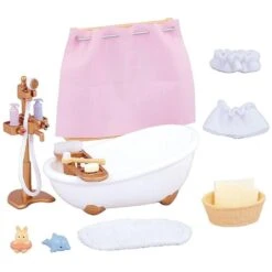 Sylvanian Families BAIGNOIRE ET DOUCHE - SYLVANIAN MEUBLES ET ACCESSOIRES