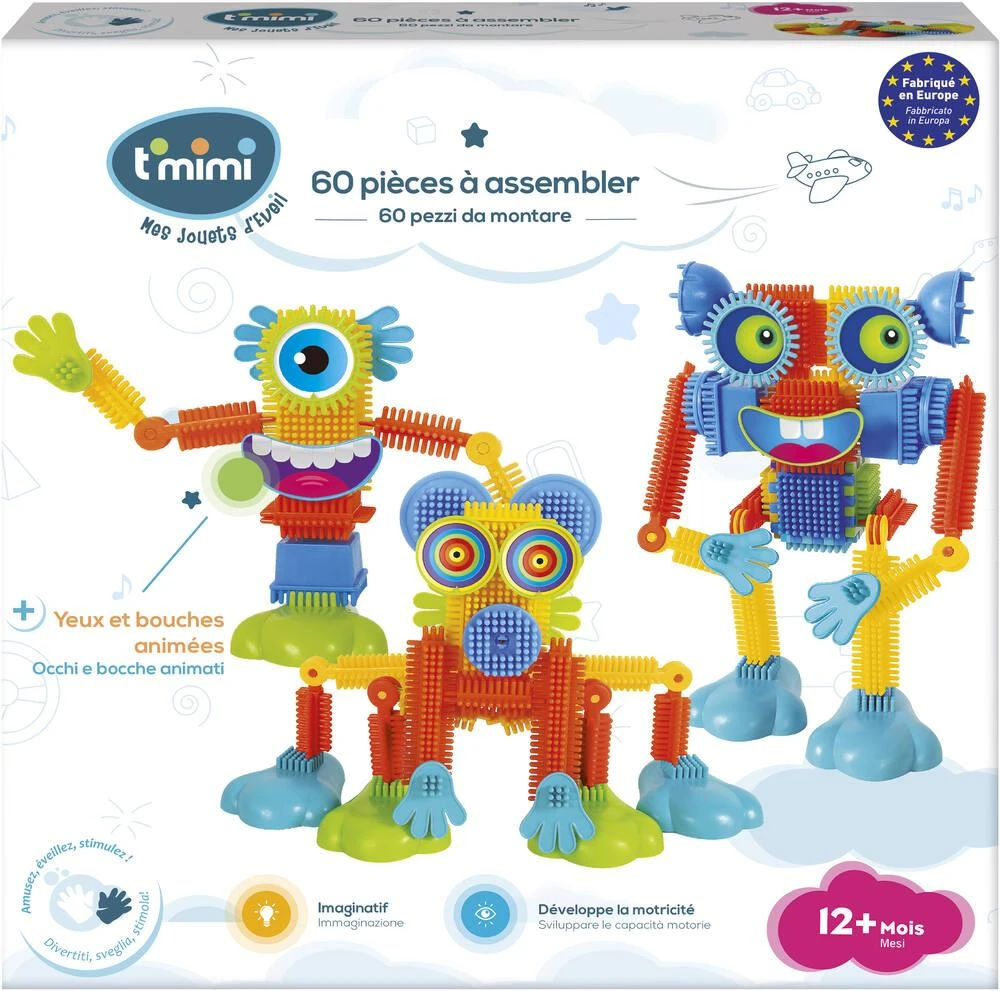 COFFRET 60 PIECES A ASSEMBLER - LE P'TIT MONSTRE 5 COFFRET 60 PIECES A ASSEMBLER - LE P'TIT MONSTRE – Image 3