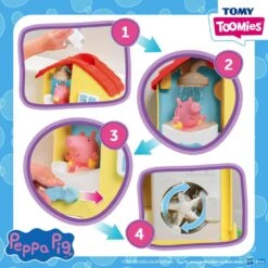 Tomy PEPPA PIG - PLAYSET DE BAIN MAISON DE PEPPA -Réduits Jouets Magasin cd02dfc624c3ae48ebd43289e359370cfd54b470 41083229 04