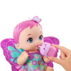 MATTEL MY GARDEN BABY - POUPON BÉBÉ PAPILLON ROSE BOIT ET FAIT PIPI -Réduits Jouets Magasin d1945829f8aa242975156aec658f7344d0fb1eca 41000601 04