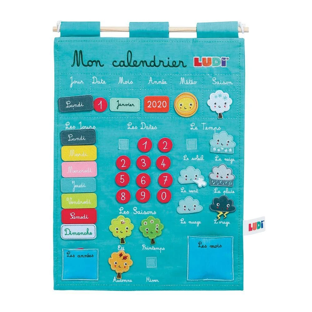 CALENDRIER BASIC BLEU 3 CALENDRIER BASIC BLEU