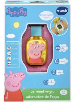 VTech PEPPA PIG - LA MONTRE JEU INTERACTIVE DE PEPPA -Réduits Jouets Magasin d95aff754abb1d6778a7466fd04badbf87dbbdf3 41001459 03