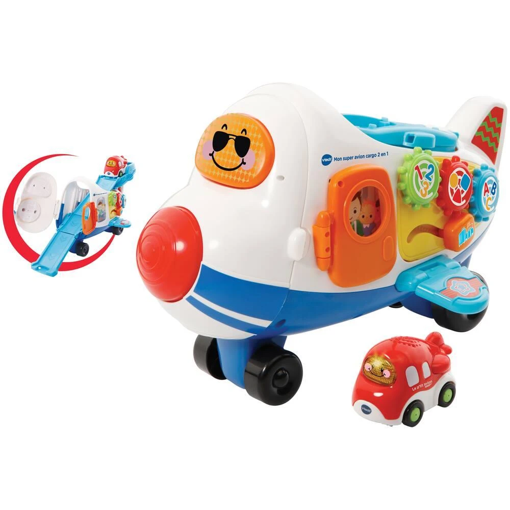 VTech TUT TUT BOLIDES MON SUPER AVION CARGO 2 EN 1 3 VTech TUT TUT BOLIDES MON SUPER AVION CARGO 2 EN 1