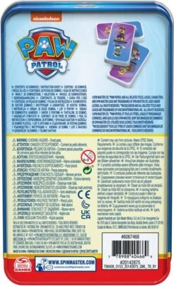 SPIN MASTER BOITE METAL DOMINOS LA PAT' PATROUILLE -Réduits Jouets Magasin f23cafab31279c28fb0aa0b47a64eac11aa82b5d 41103097 04